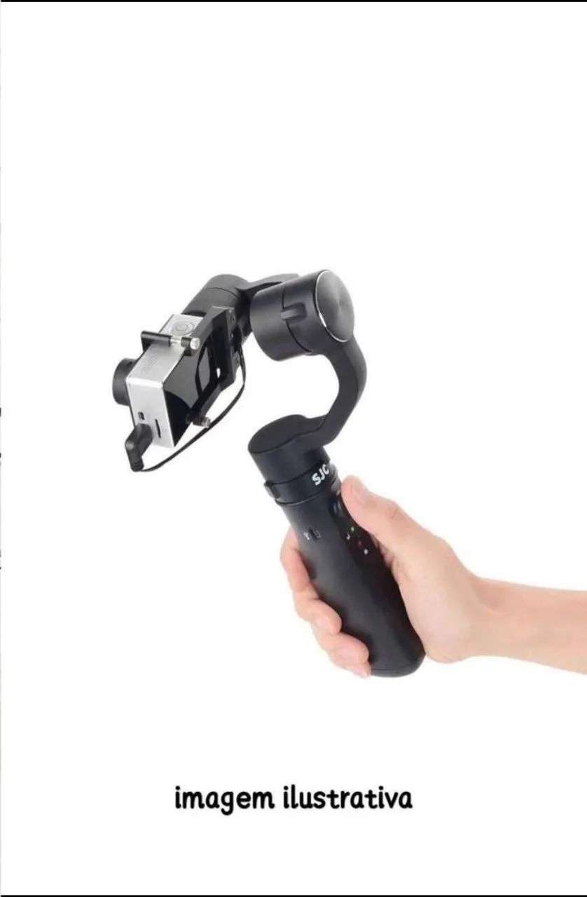 Estabilizador Gimbal para câmera Gopro, SJCam...