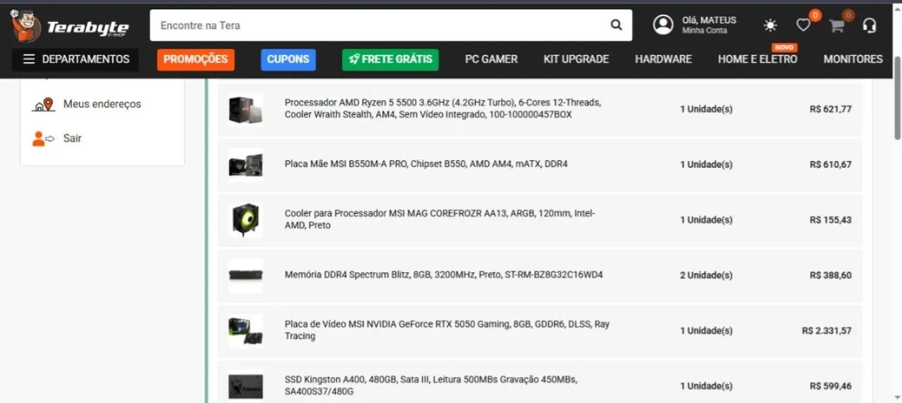 PC GAMER RTX 5050 NOVO - Foto 5