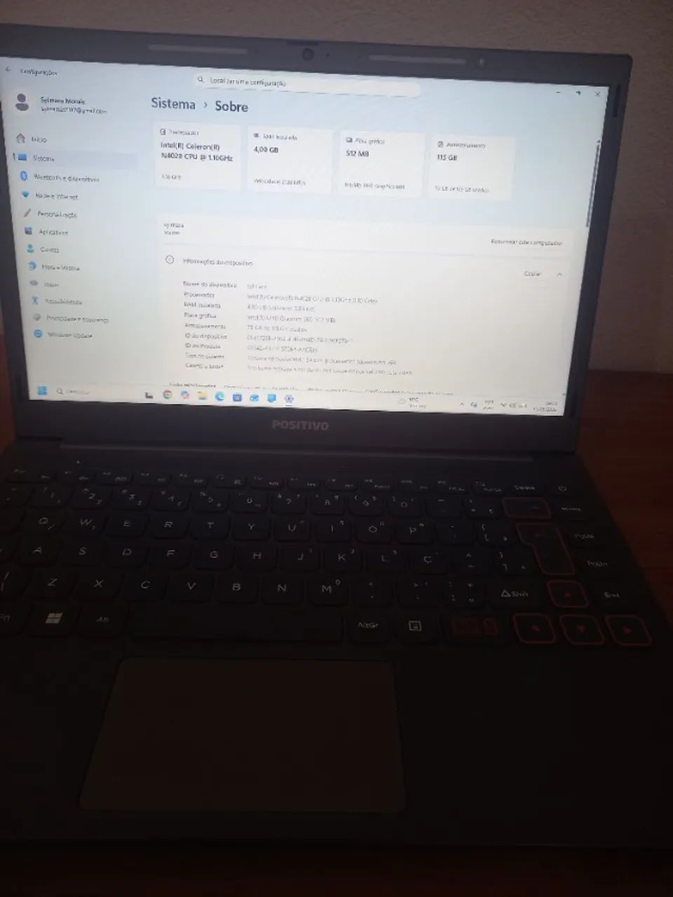 Notebook Positivo novo com acessórios  - Foto 2