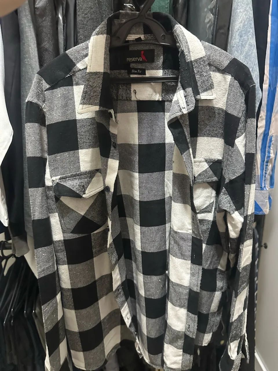 Camisa xadrez slim fit  - Foto 2