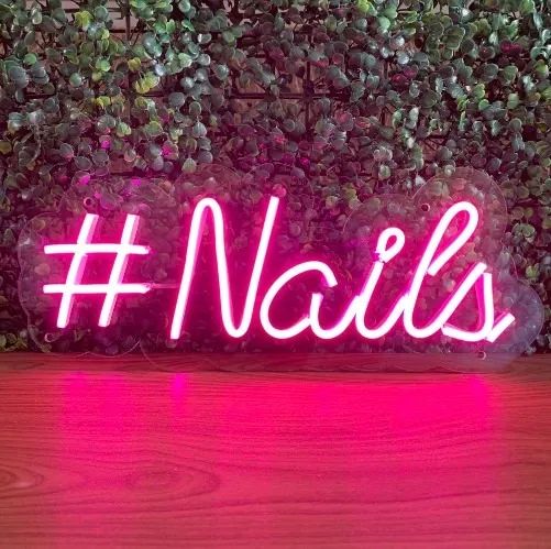 Luminária Painel Neon Led- Nails