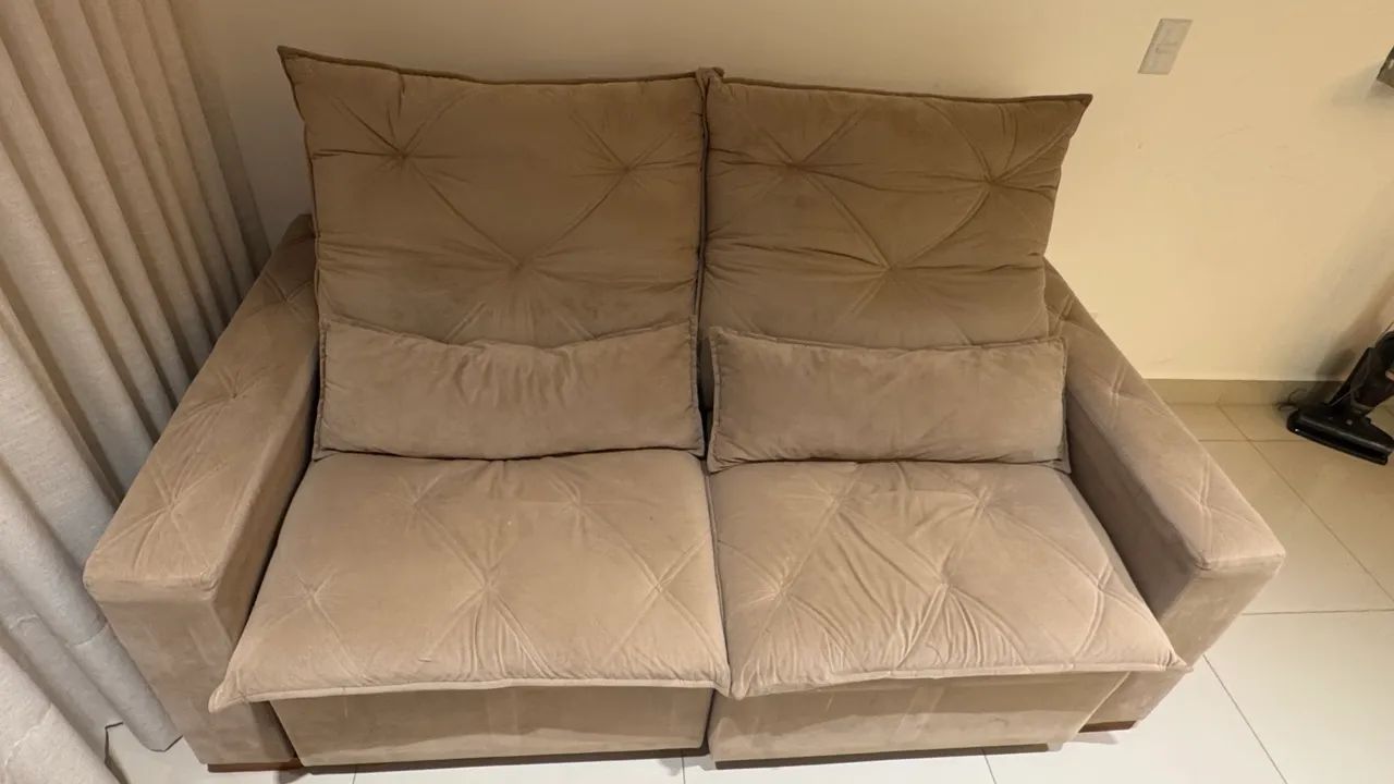 Sofá Usado Retrátil e Reclinável - Foto 5