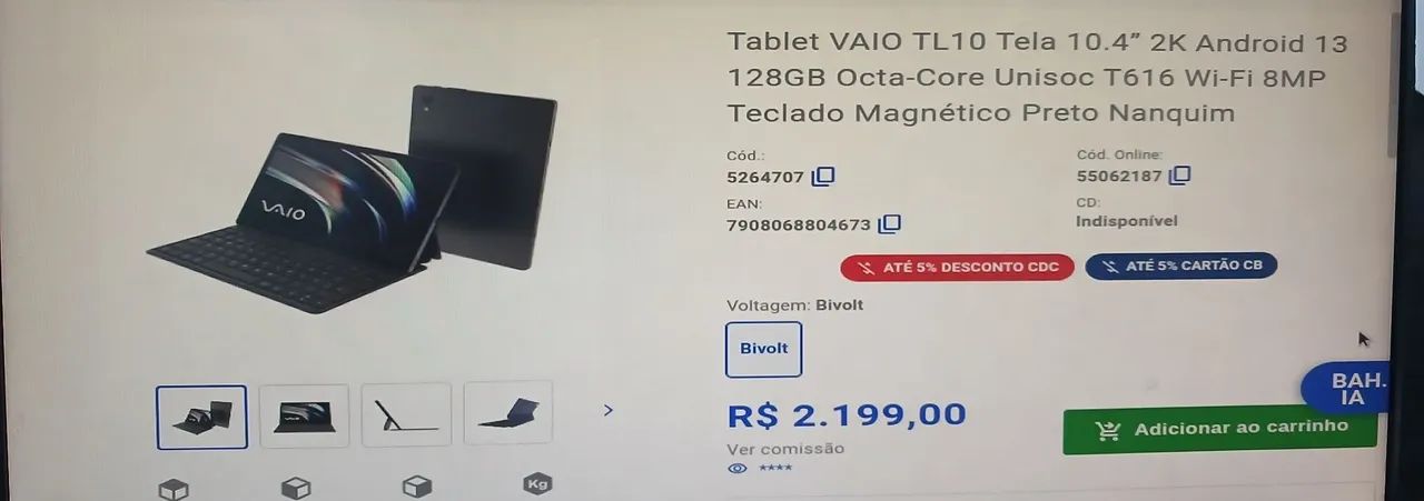 Tablet Samsung (ZERADO) - Foto 4