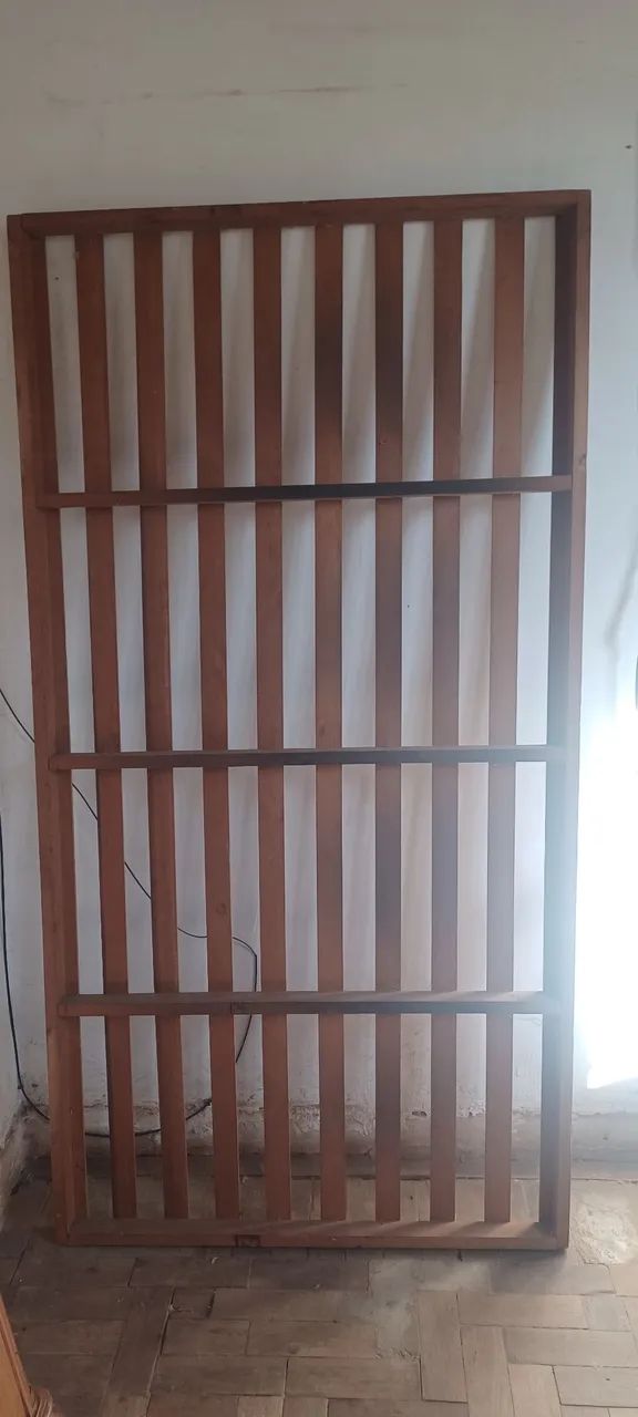Cama solteiro madeira maciça peroba rosa - Foto 4