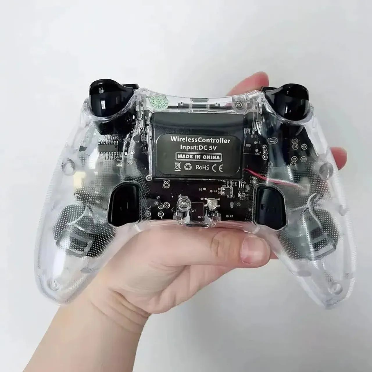 Controle transparente Bluetooth Android Pc, PS3, PS4, Nintendo - Foto 3