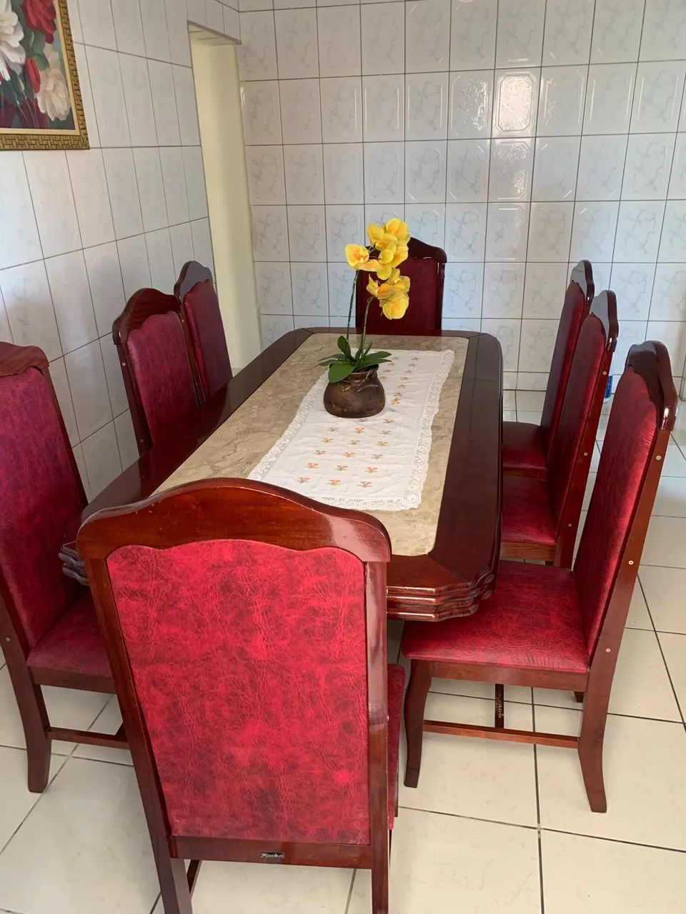 Mesa de granito com 8 lugares  - Foto 2