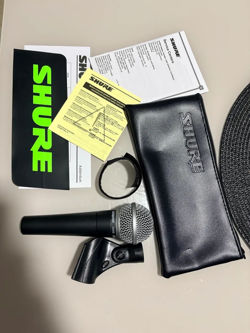 Microfone SHURE SM58 Novo 