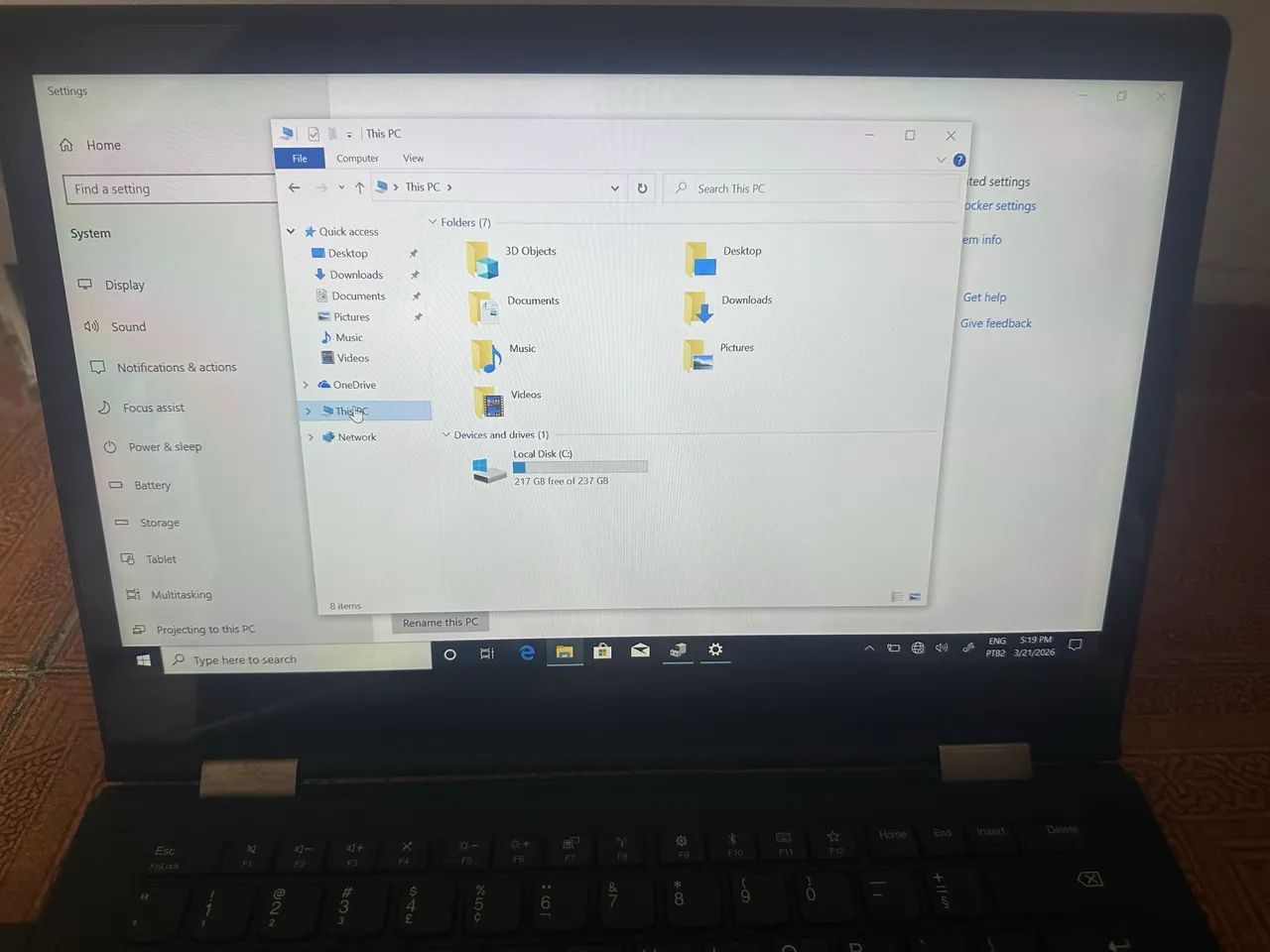 Notebook Lenovo  X1 Yoga i5 7geracao 8GB 256 SSD - Foto 2
