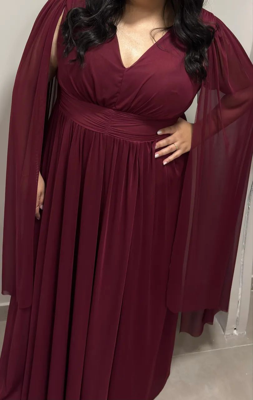 Vestido Marsala