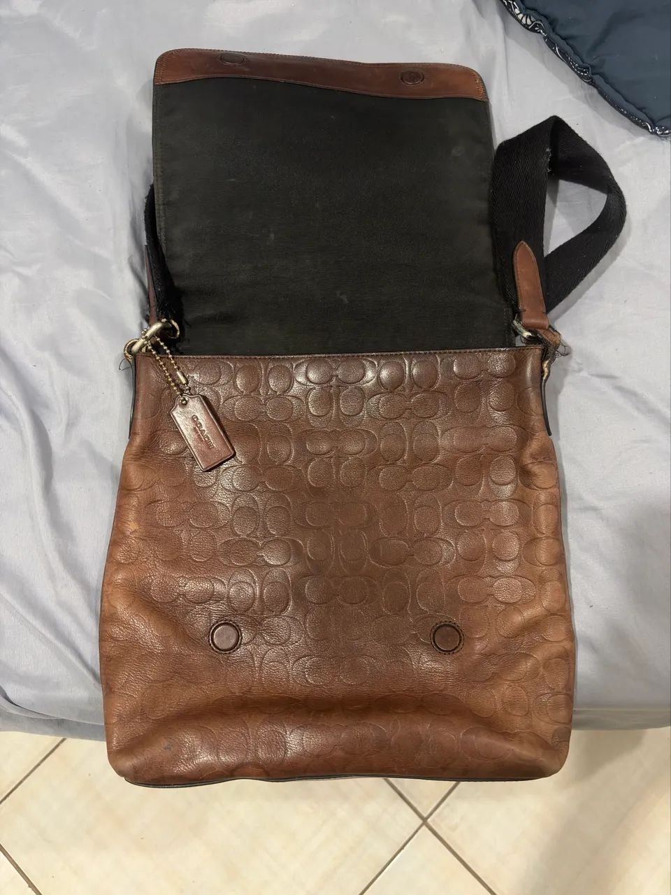 Bolsa coach original couro  - Foto 5