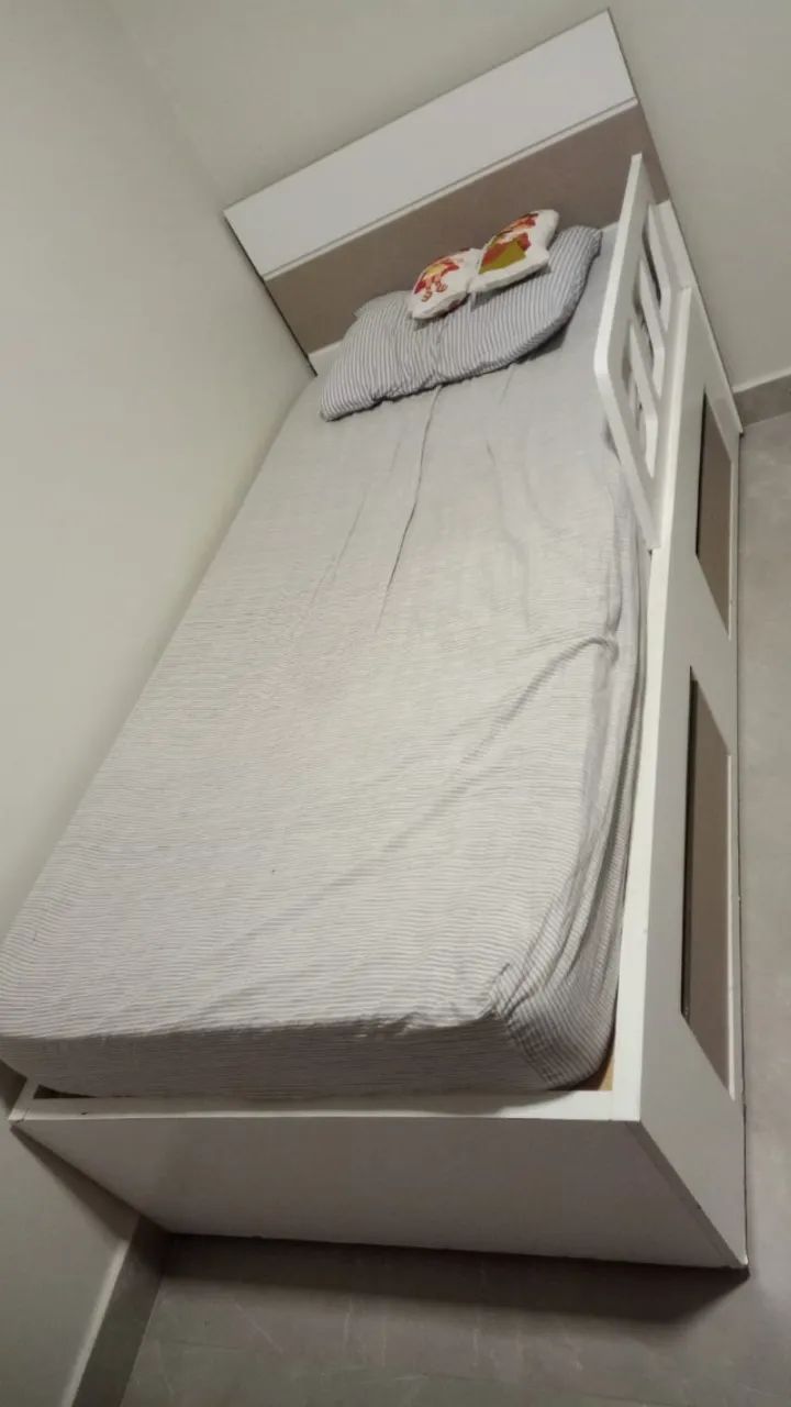 Cama de solteiro planejada com duas gavetas grandes - Foto 2