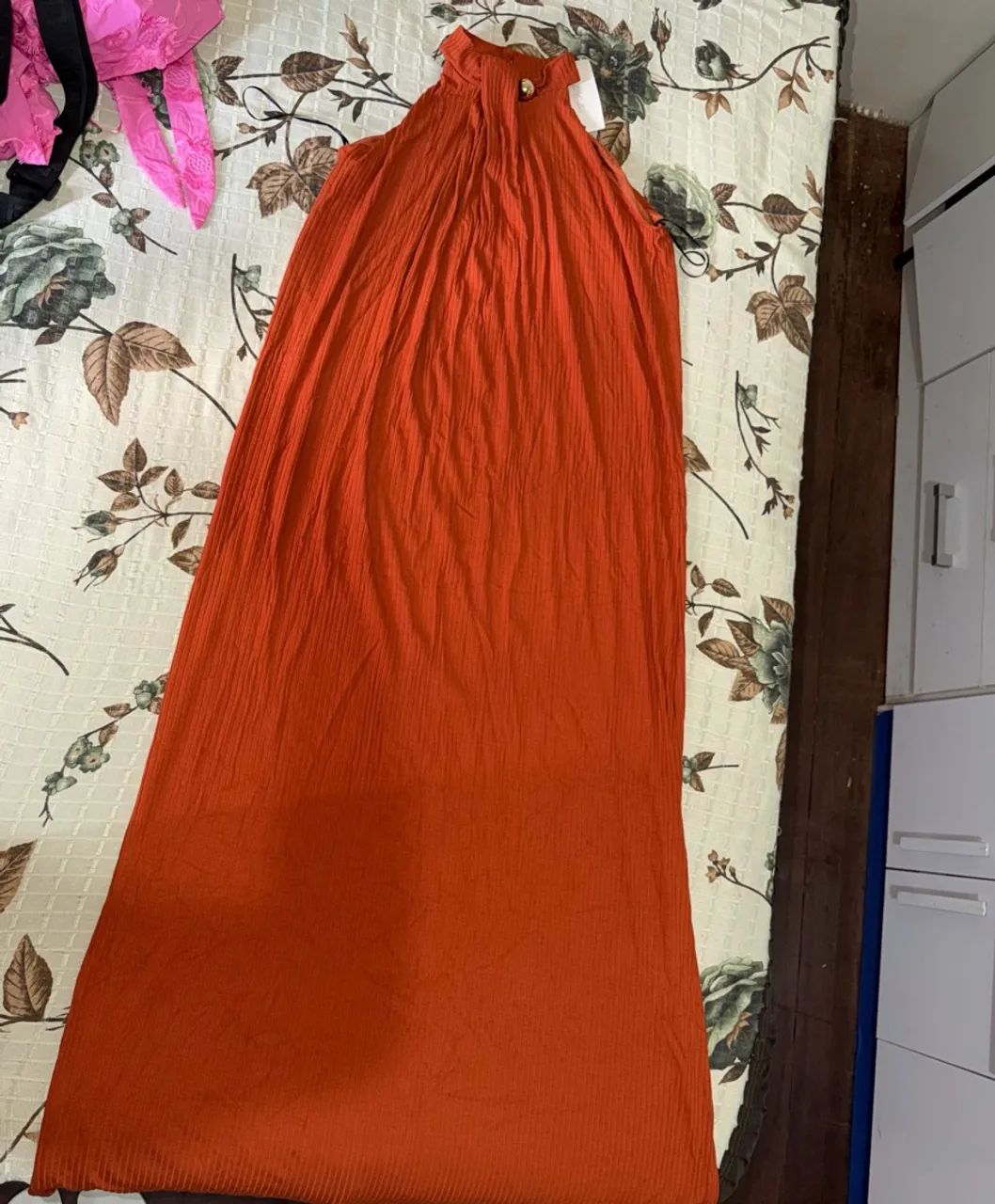 Vestido LezaLez Marrom M - Foto 2
