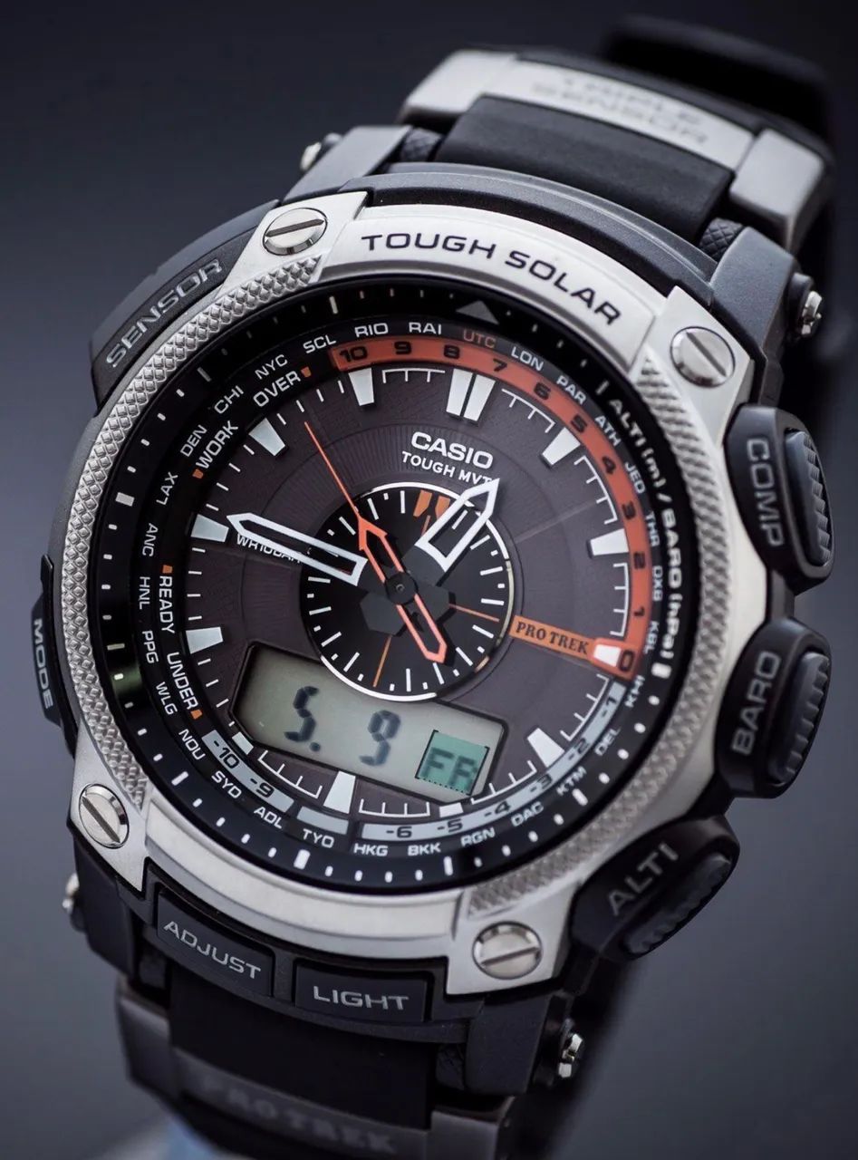 Relógio Casio Pro Trek PRW-5000( Tough Solar )