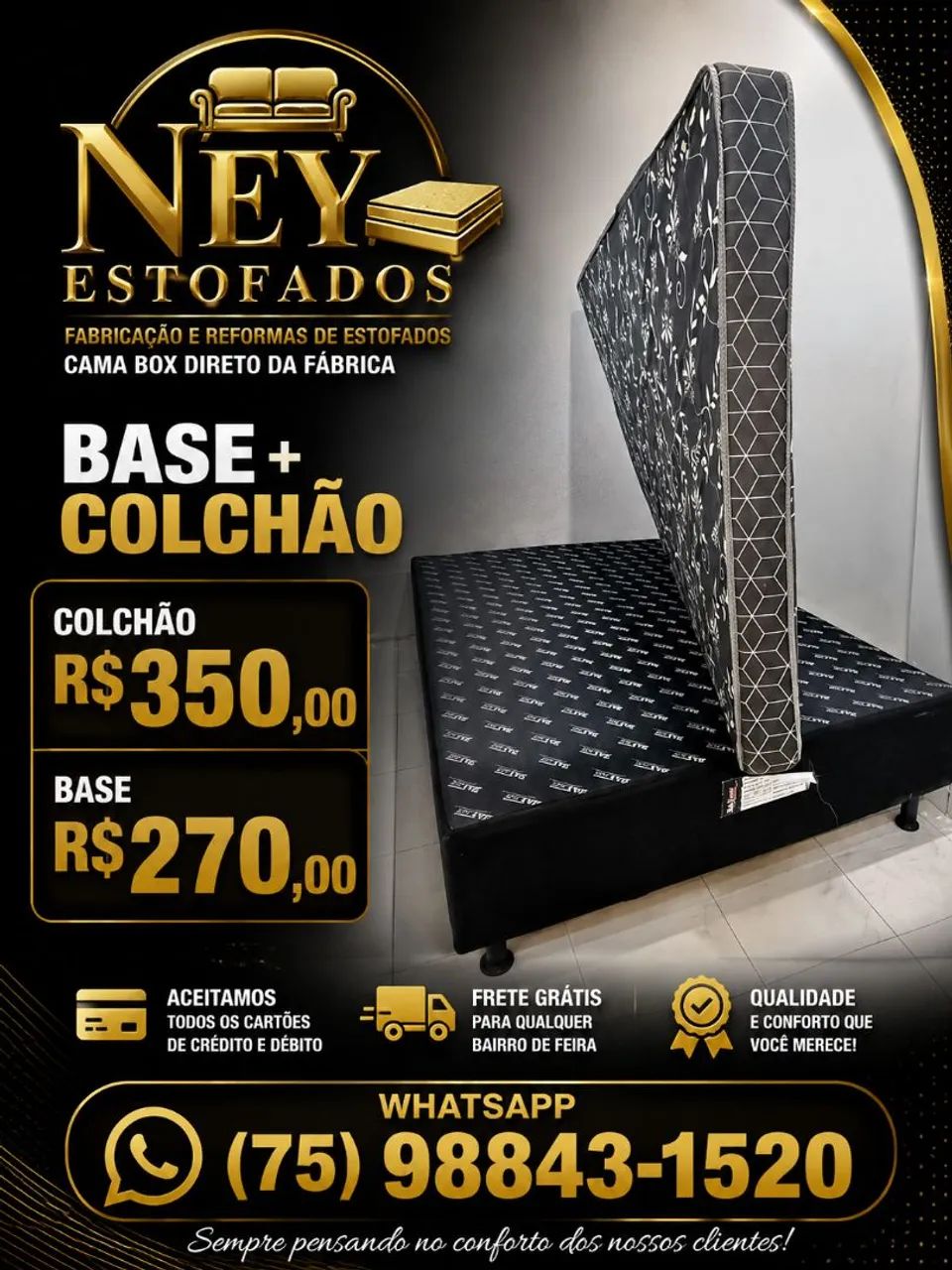 BASE MAIS COLCHÃO SENSACIONAL 
