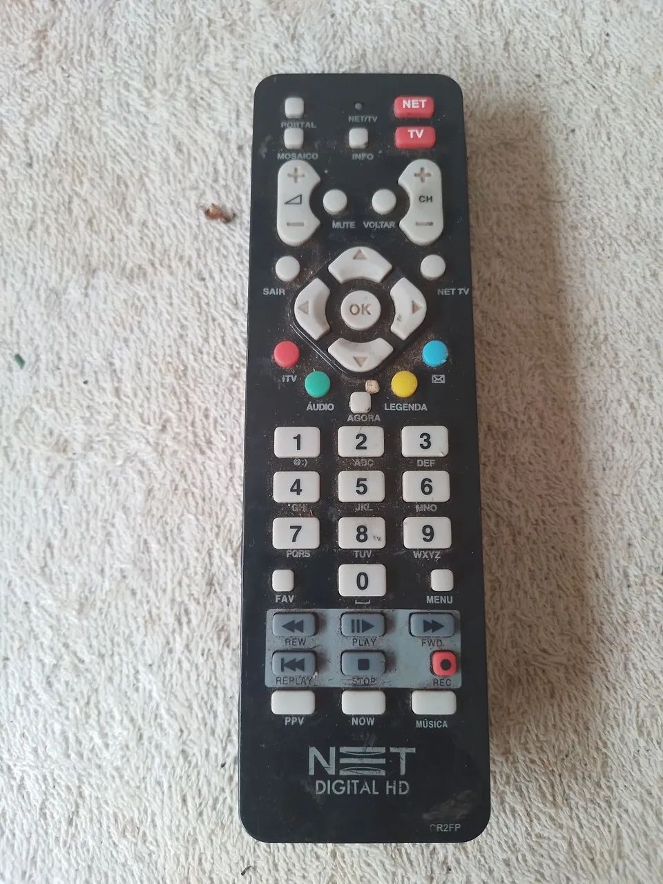 Controle NET Digital HD pouco usado funcionando normalmente 