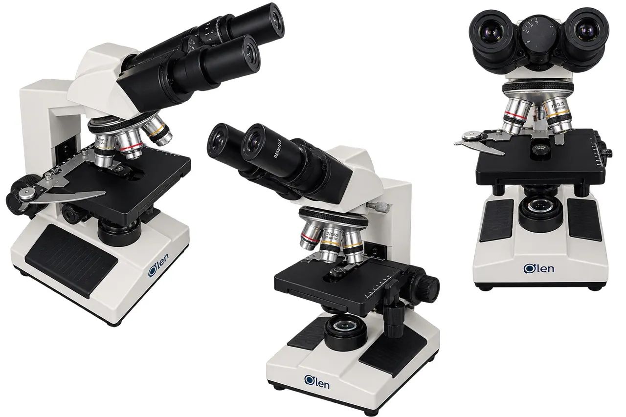 Microscópio binocular Olen