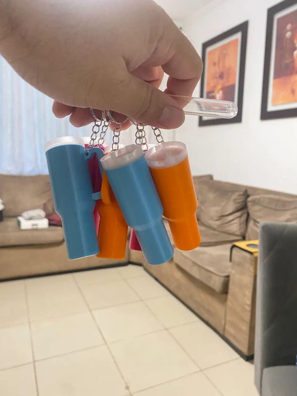 Chaveiros personalizados em 3D - Foto 4