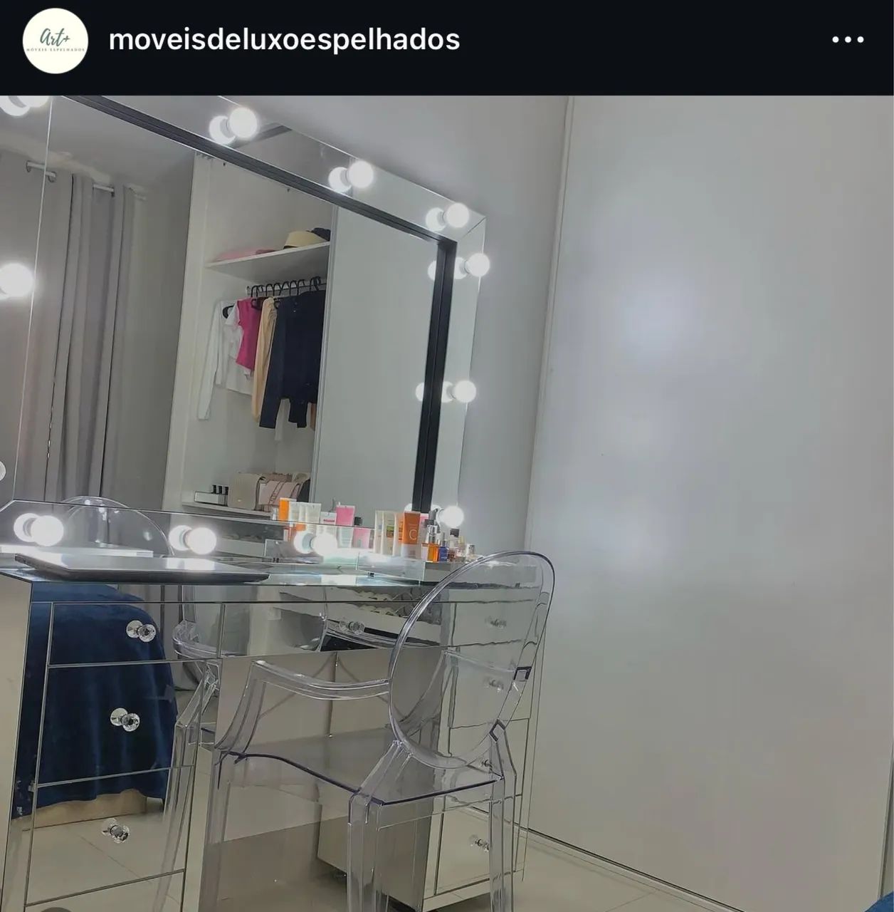 Penteadeira Espelhada - personalize do seu jeito 