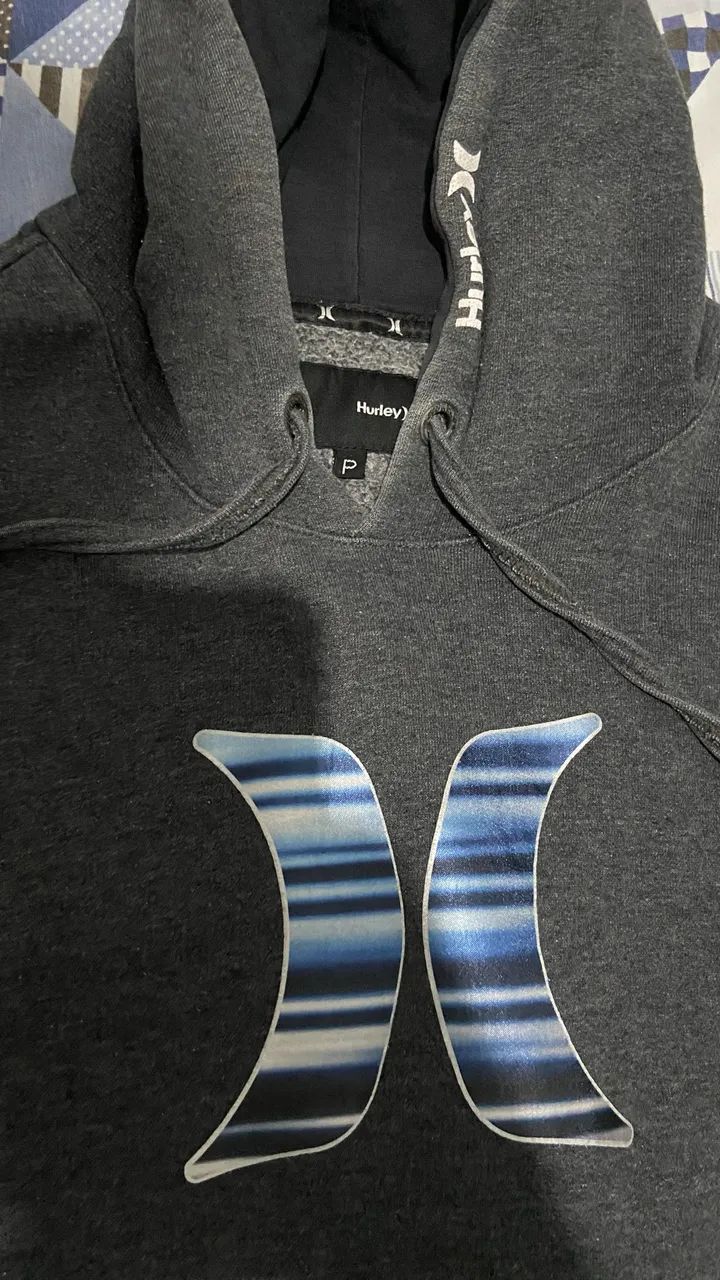 Moletom Hurley Cinza #P - Foto 2