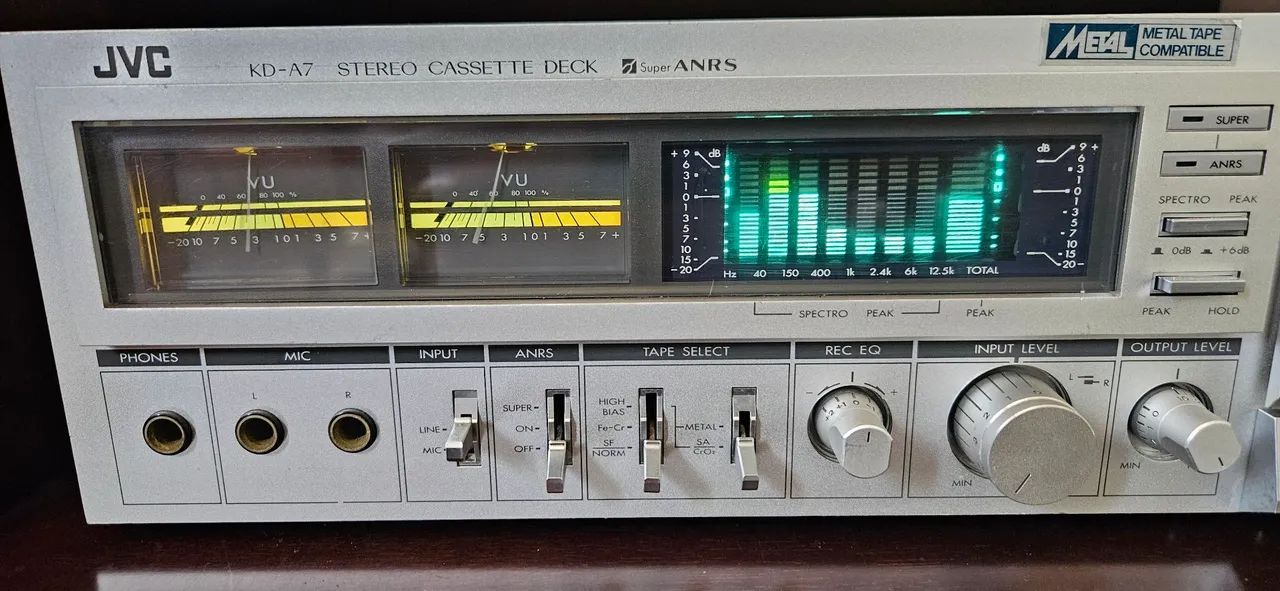Tape Deck JVC KD-A7  ( substituiu o KD-85 / nosso Gradiente CD-1 )