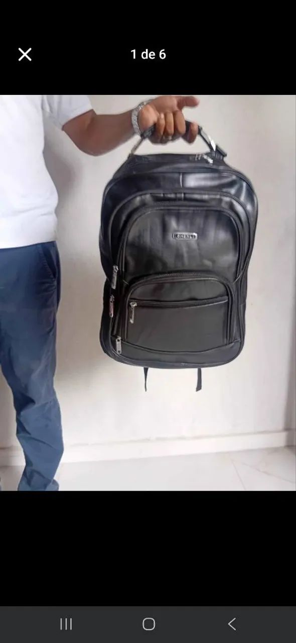 Mochila couro sintético  - Foto 2