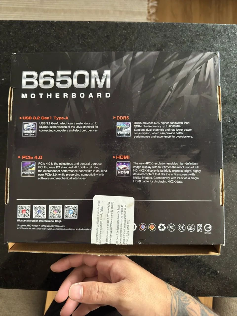 Placa mãe B650m Biostar - Foto 4