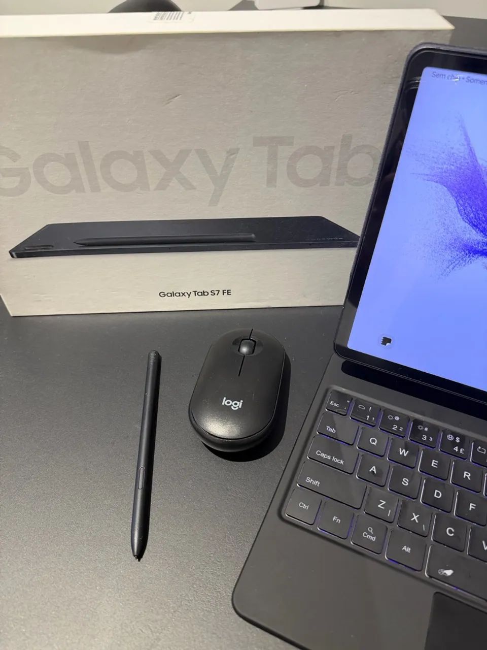 Galaxy Tab S7 FE 128gb + teclado keyboard - Foto 3