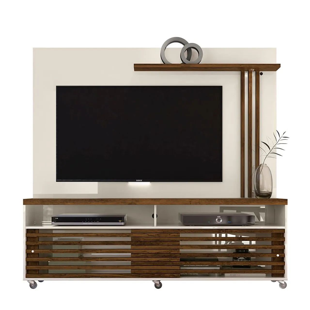 Rack com painel 