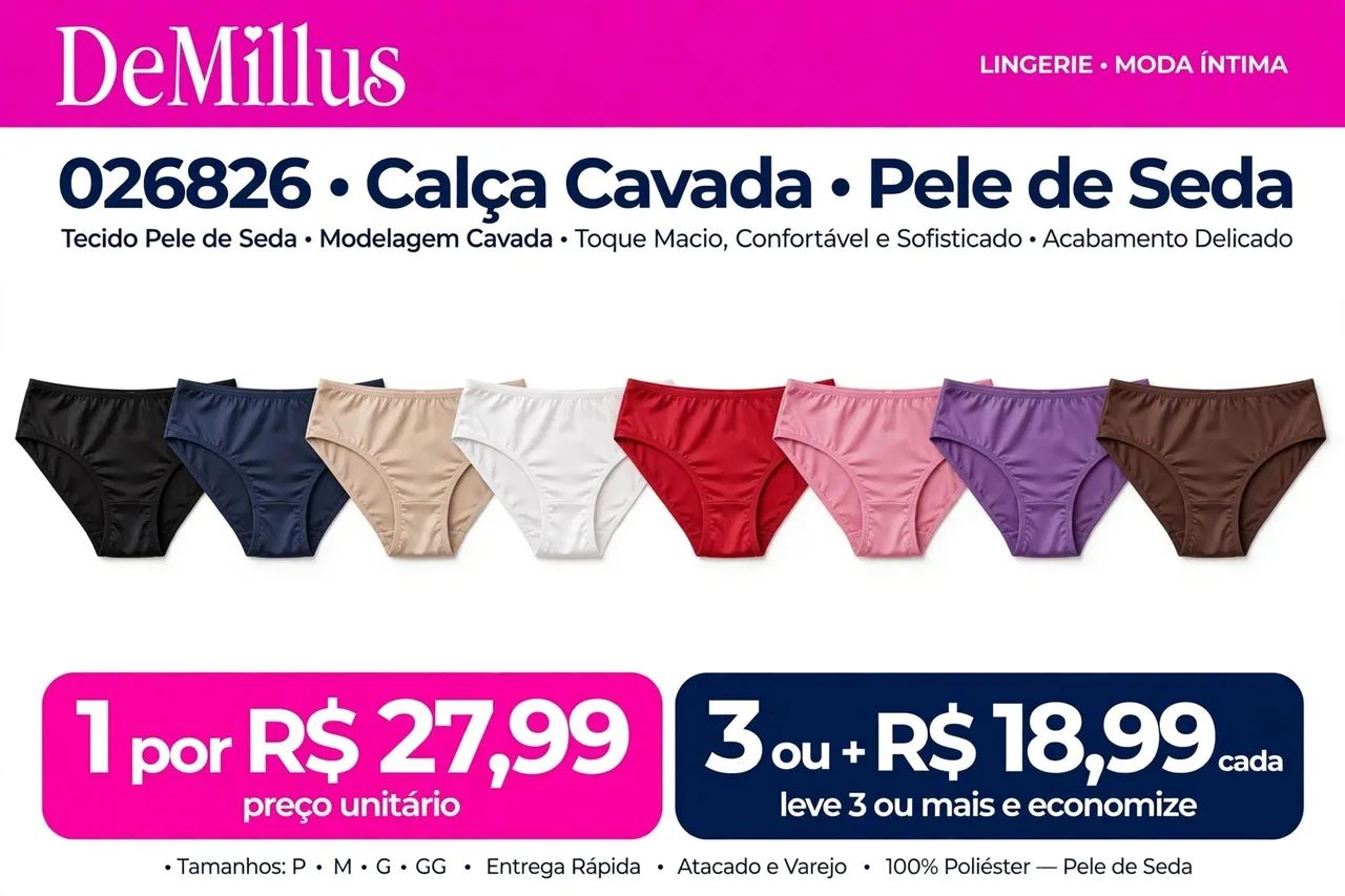 Calça cavada