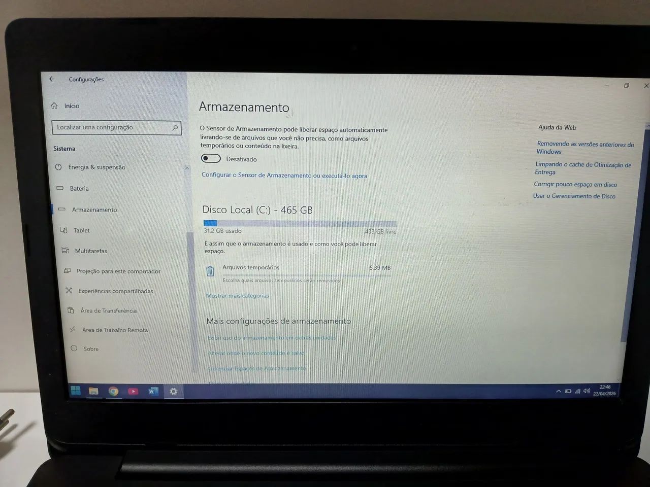 Notebook Positivo Master N40I em ótimo estado - Foto 4