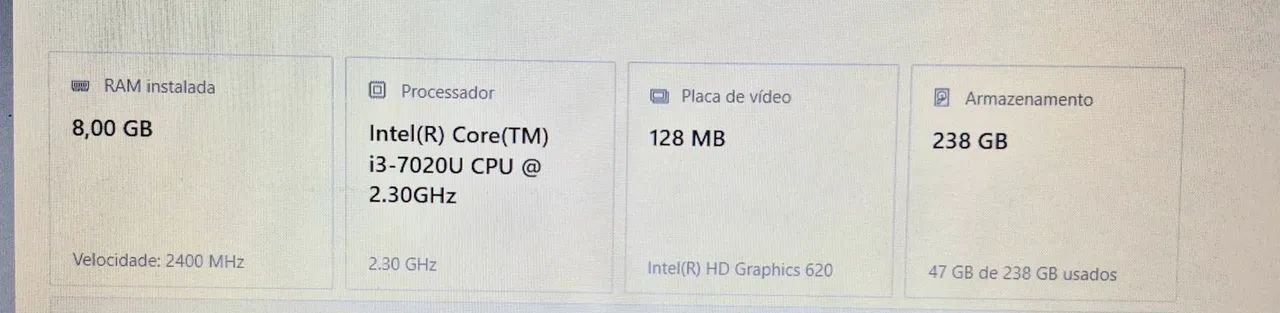 Notebook Samsung i3 7°Geração  - Foto 4