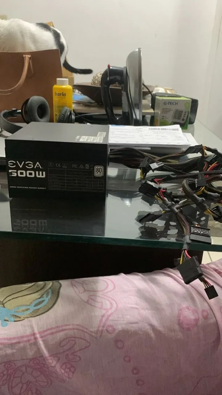 Fonte 500W 80 Plus EVGA