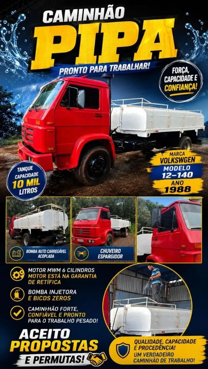 Vendo caminhão pipa 