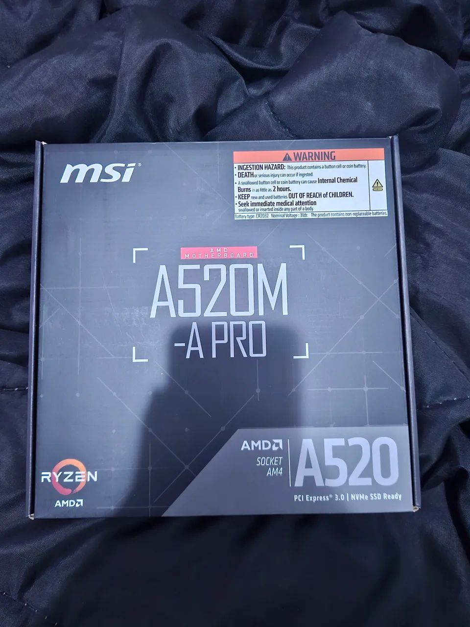 Placa mae a520m a pro MSI (LACRADA, NUNCA USADA)