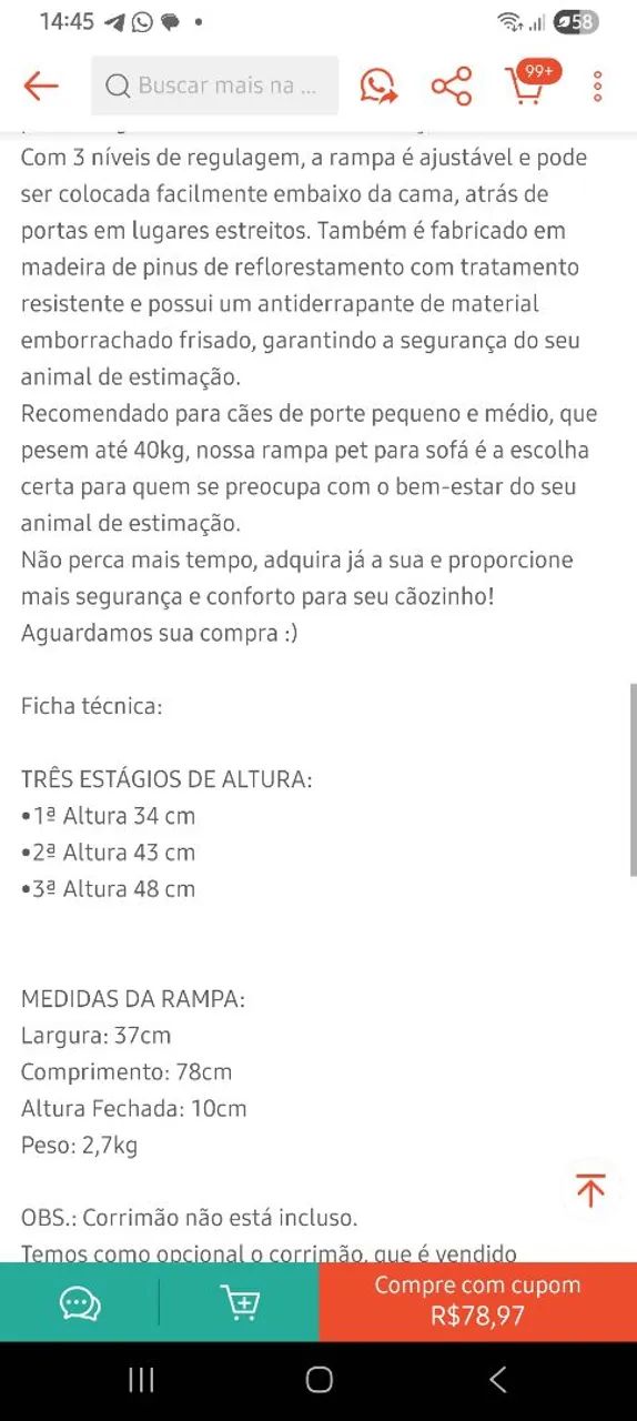 Rampa escada pet - Foto 3