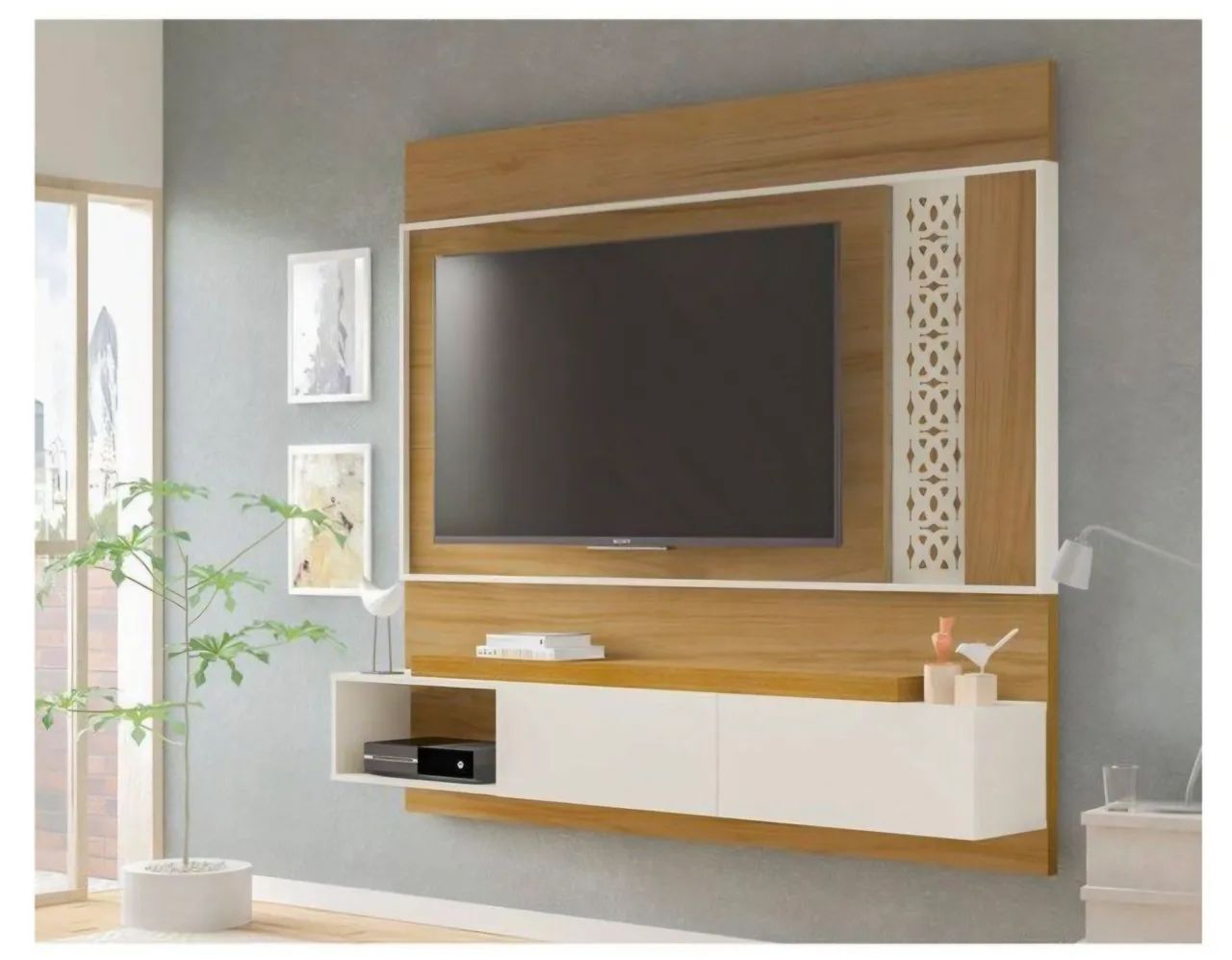 Painel para TV 55 polegadas Leroy Merlin com entrega