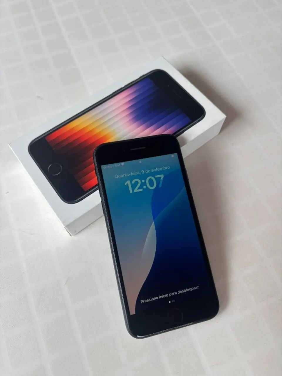 iPhone SE 3ª Geração 128GB Preto com Caixa Original - Foto 4