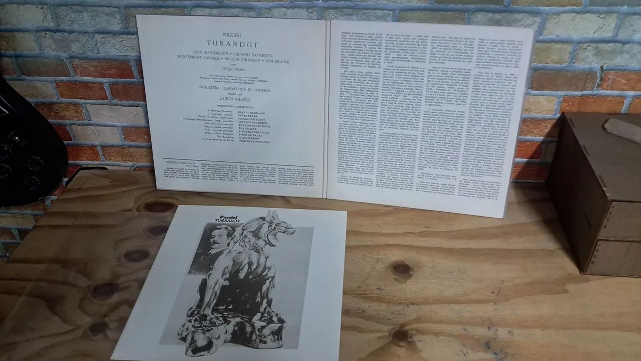 Vinil triplo Puccini Turandot  - Foto 3