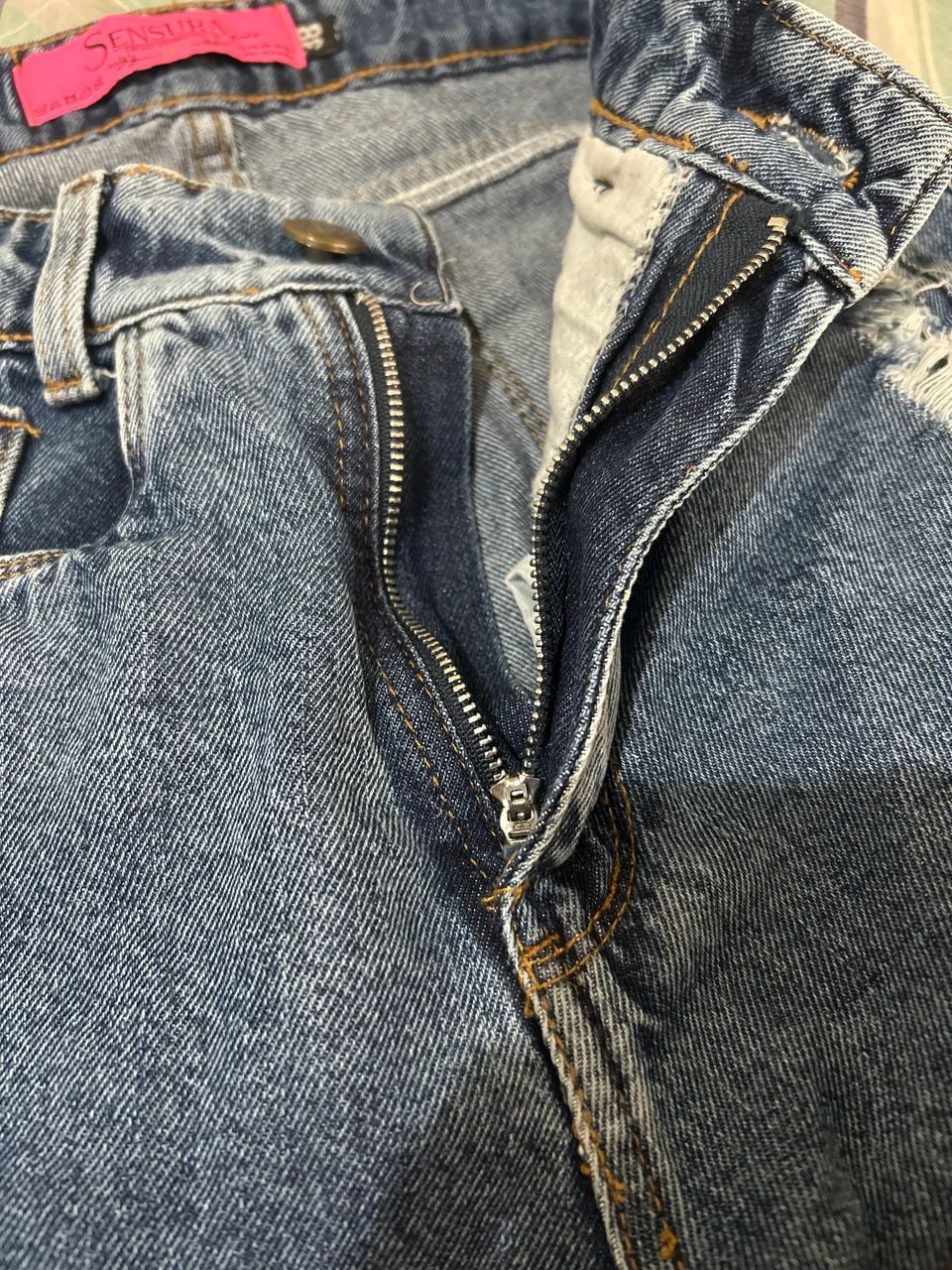 Short jeans feminino 