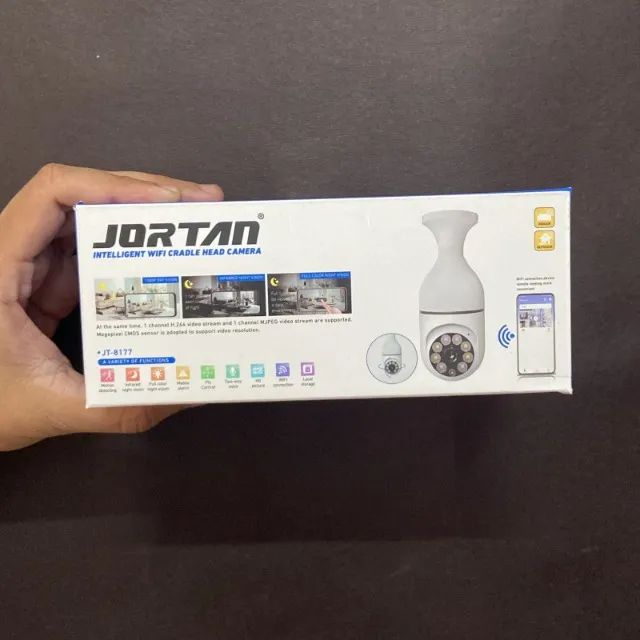 CAMERA LAMPADA WIFI JORTAN - Foto 2