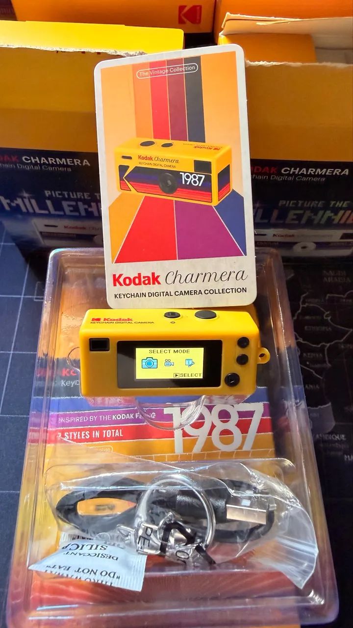 Kodak Charmera 1987 (Amarela) - Câmeras e Filmadoras - Jardim Frei