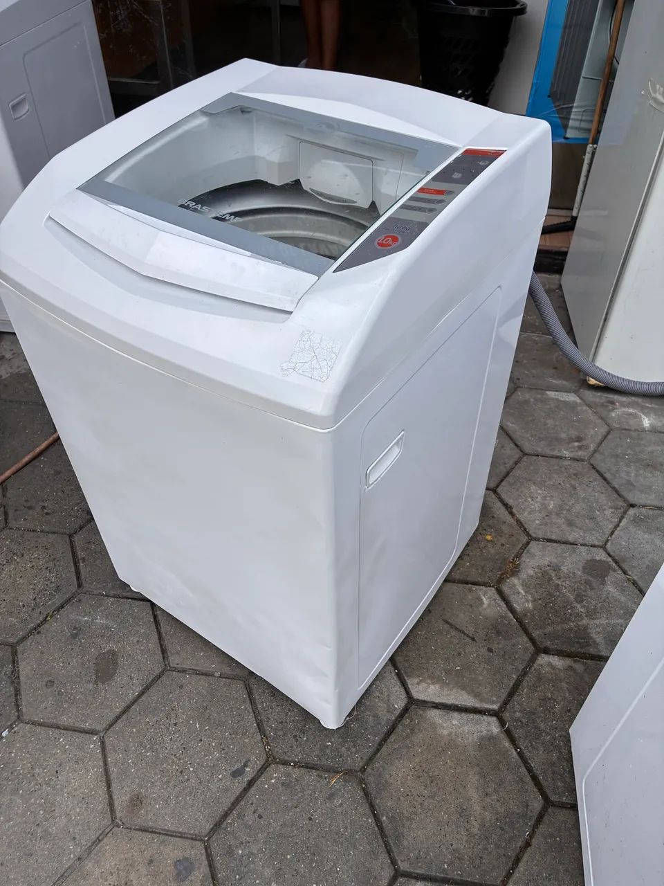 VENDO  Máquina de Lavar Roupas  BRASTEMP 10kg  Cesto inox  Entregamos Curitiba e Região - Foto 4