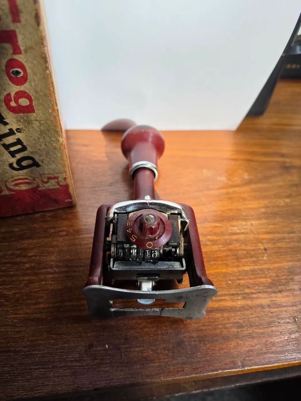Máquina de Numeração Vintage - modelo B6 Frog - Foto 5
