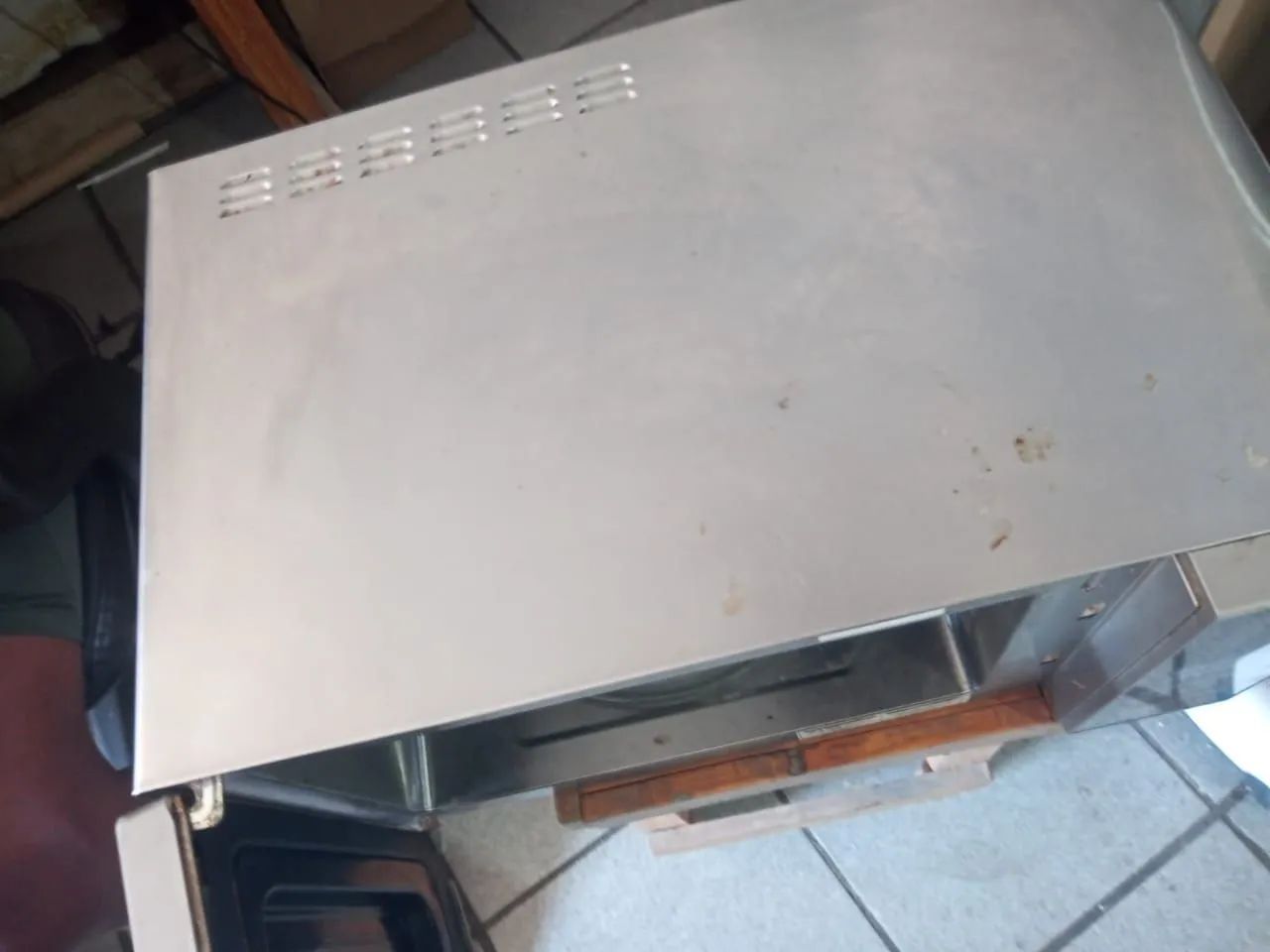 Microondas Brastemp inoxs perfeito estado funciona perfeitamente  - Foto 3