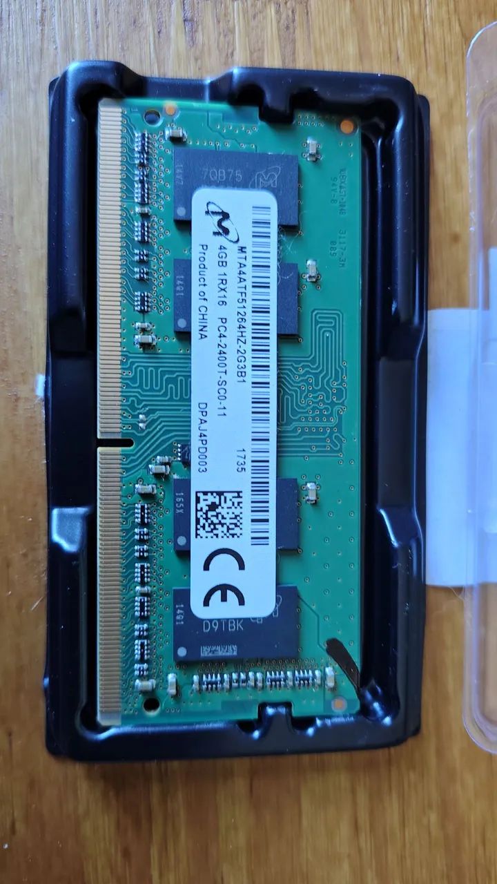 Memória RAM 4Gb Notebook 2400