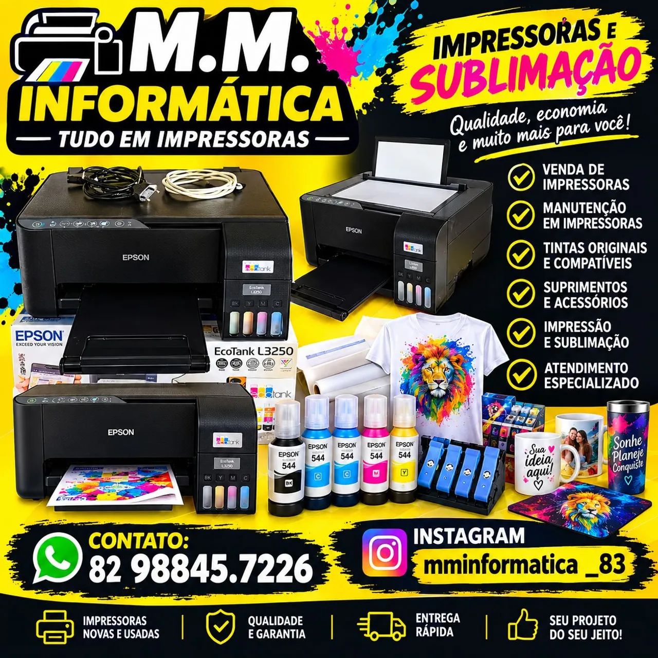 Impressoras e sublimação 