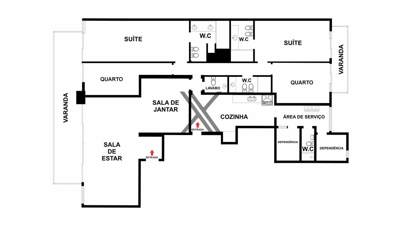 Apartamento em São Conrado com 4 quartos e 2 suítes - Foto 2