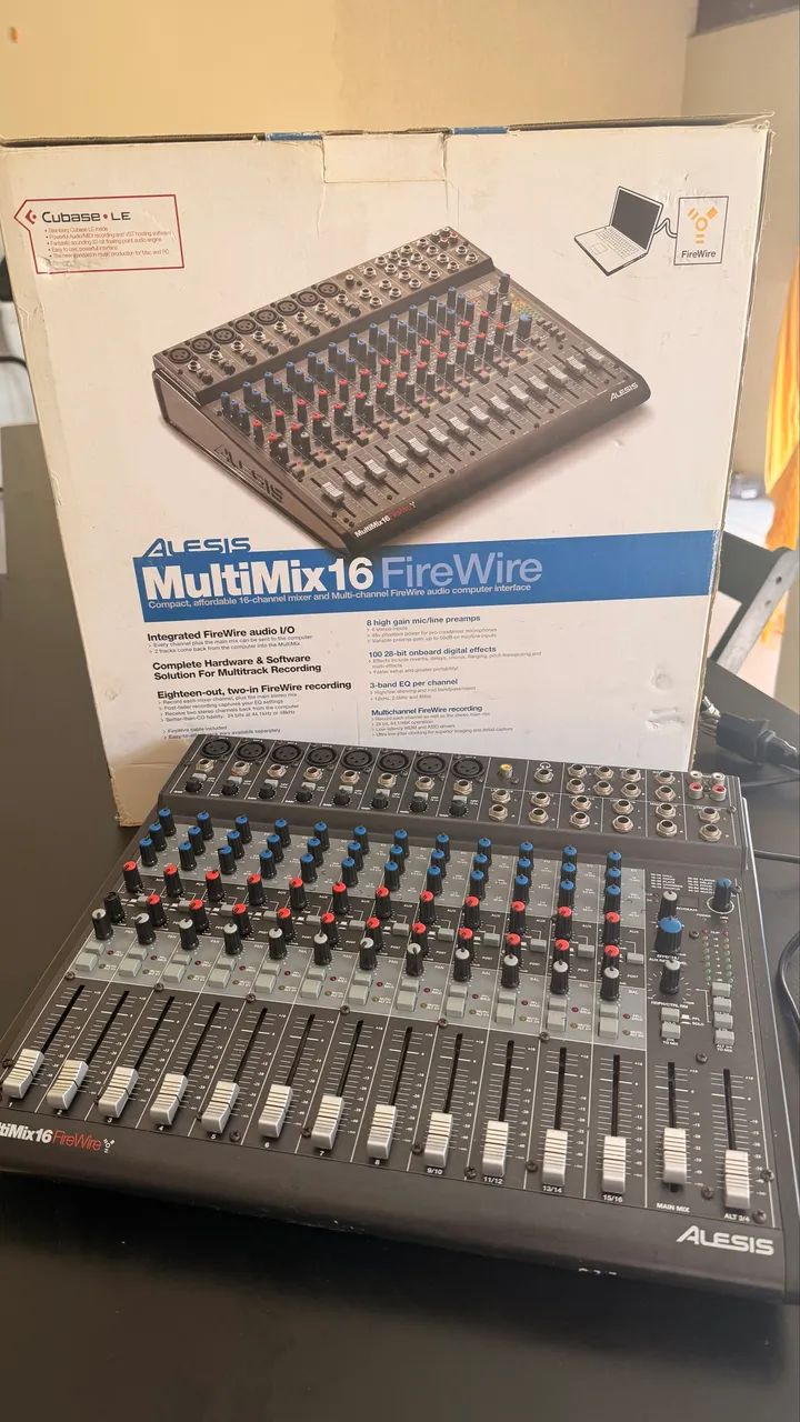 Mesa de som Alesis Multimix 16 FireWire Ótimo estado  - Foto 4