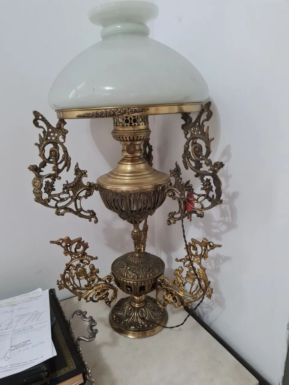 Abajur de bronze - Foto 2