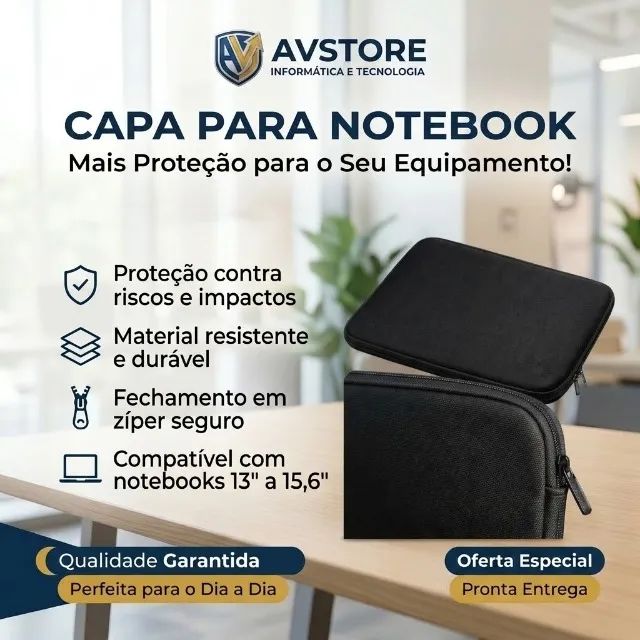 Capa para Notebook 13'' a 15,6''